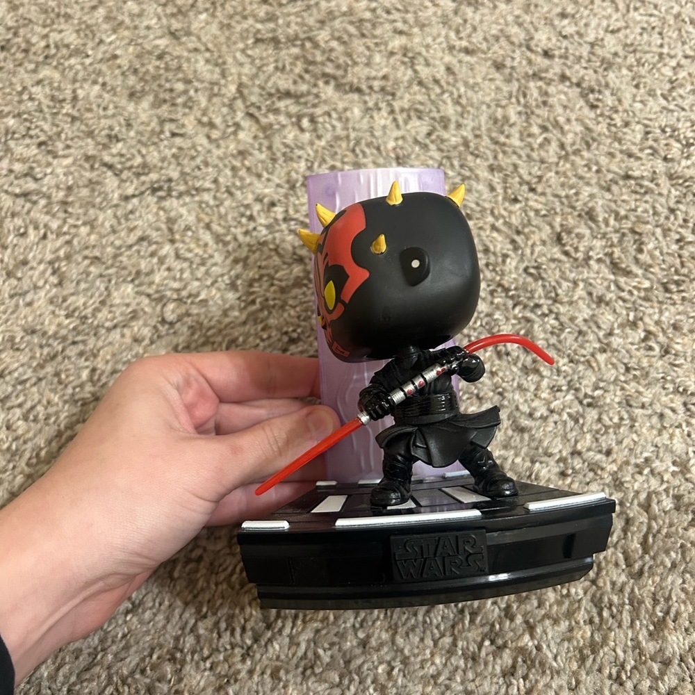 Funko POP! Duel of the Fates:Darth Maul #506 Unisex Toy Stand Decor Black Purple